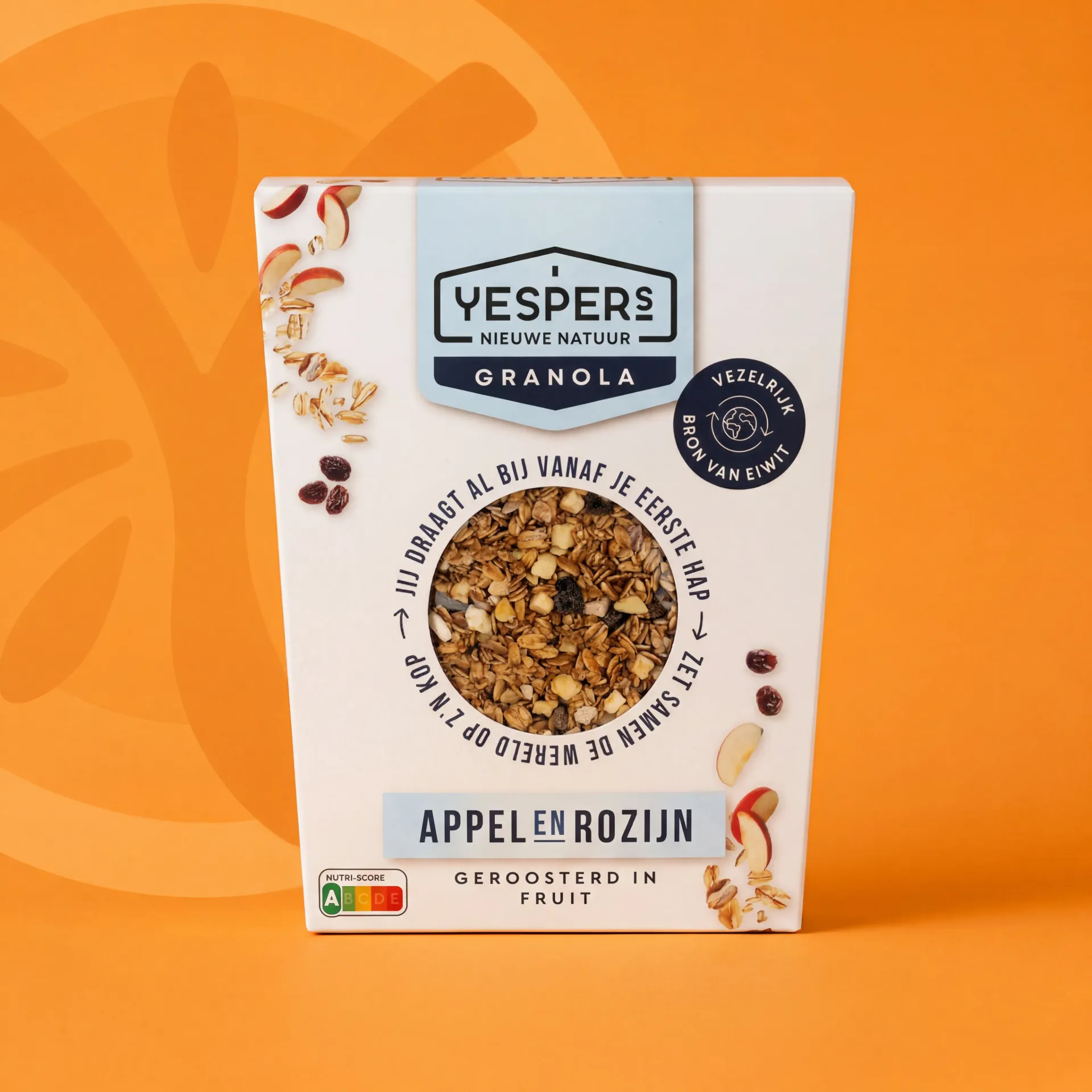 [FG_GAN_AP_ROZ_1K] Granola Appel & Rozijn (1kg)