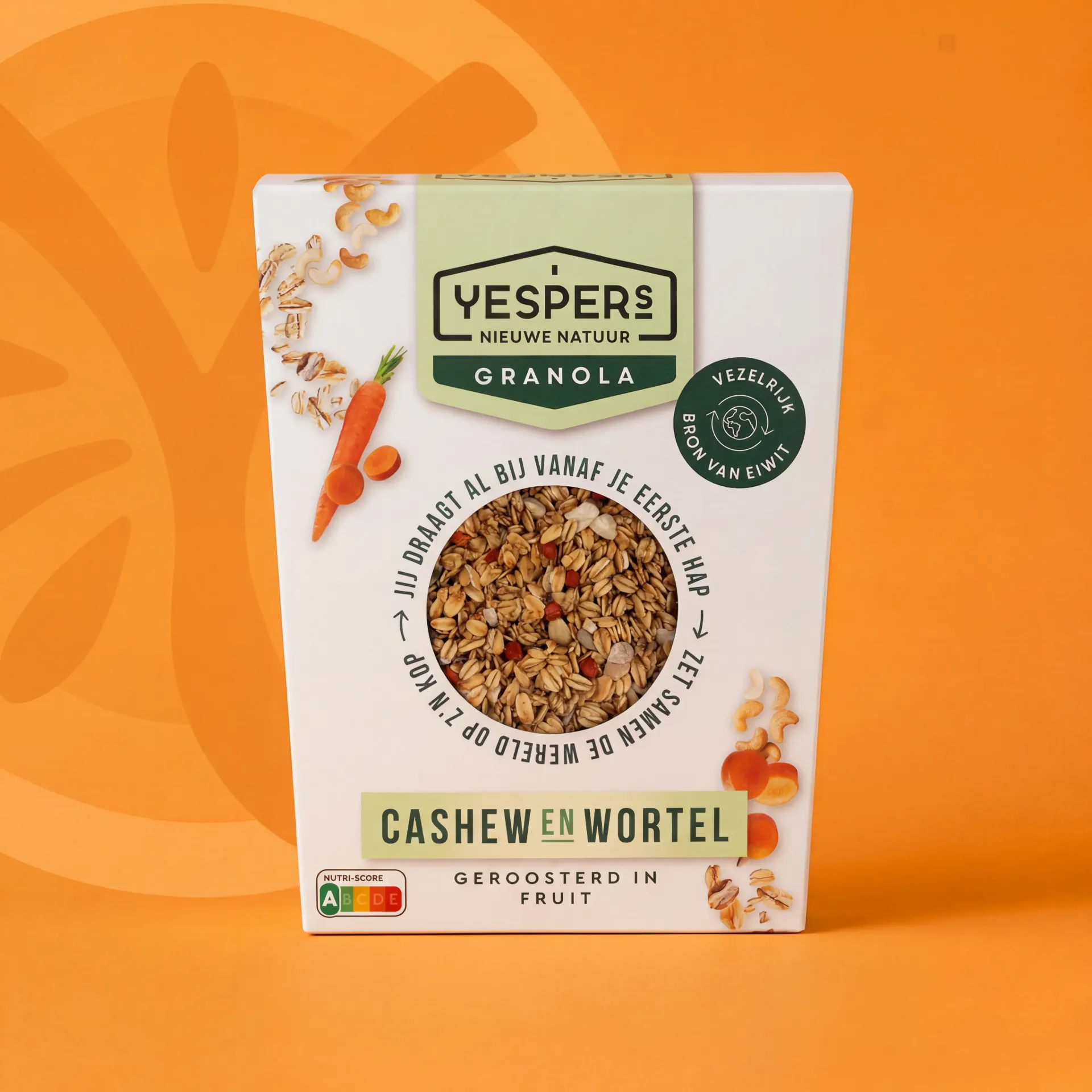 [FG_CAS_WOR_1K] Granola Cashew & Wortel (1kg)