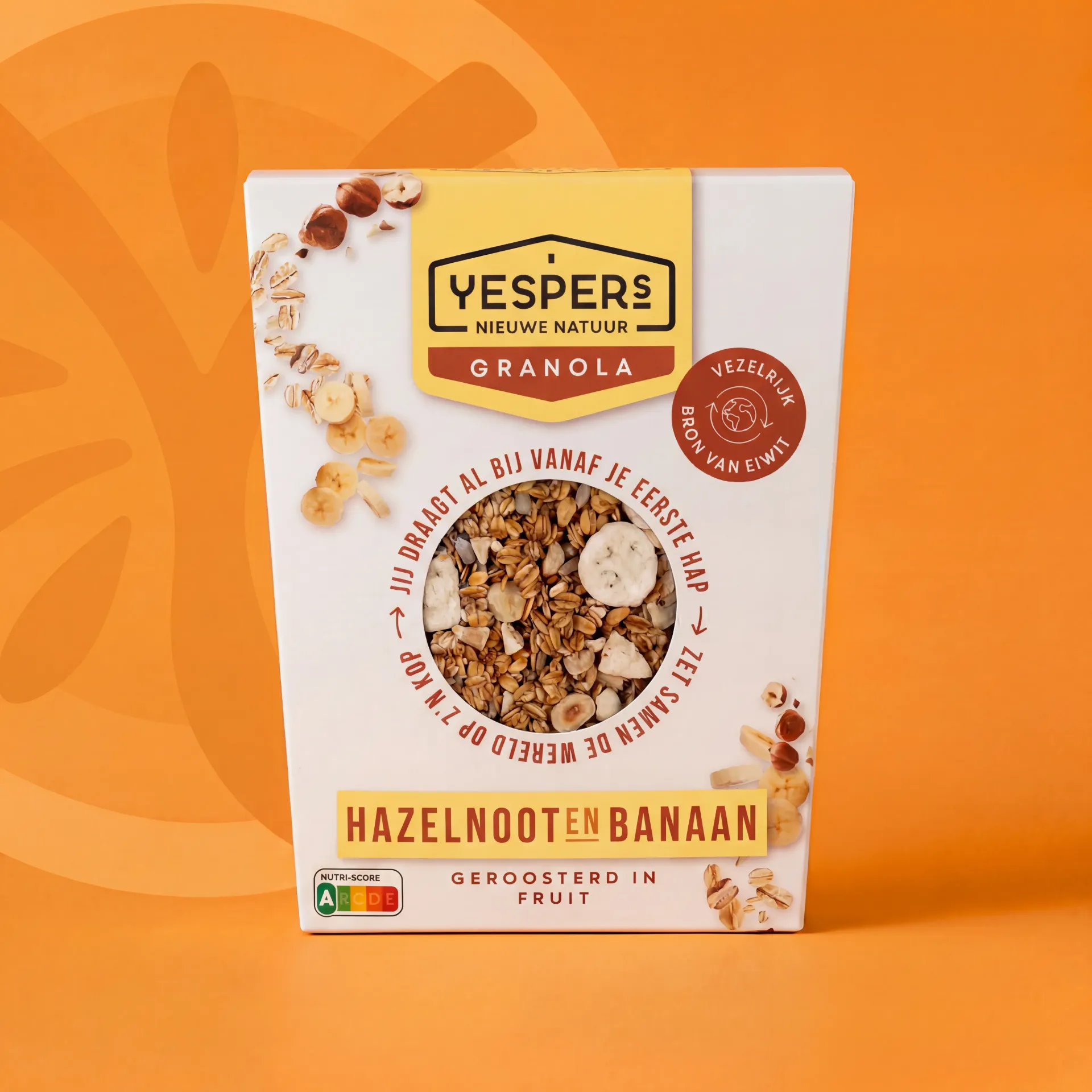 [FG_HAZ_BAN_1K] Granola Hazelnoot & Banaan (1kg)