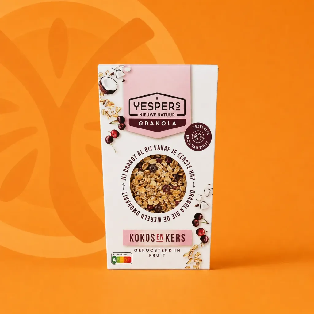 [FG_KK_KER_400G] Granola Kokos & Kers (400g)