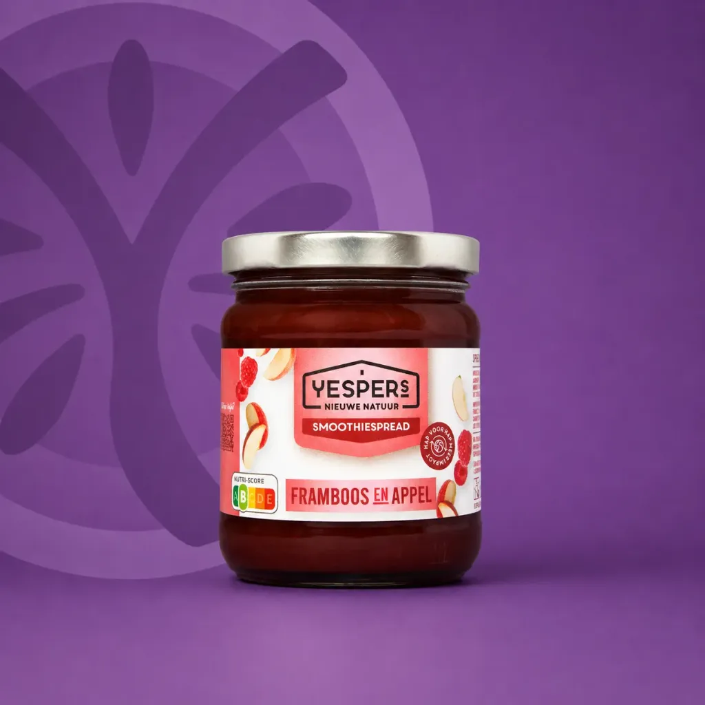 [FG_SMO_FRA_AP_200g] Smoothiespread Framboos & Appel